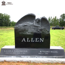 Fine Hand-carving Customized Black Granite or Marble Tombstones Headstones for Graves